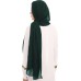 Abetteric Womens Bubble Chiffon Scarf Fashion Hijab Solid Color Muslim Shawl Instant Wraps