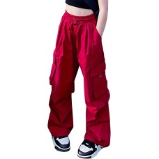 Girls Cargo Jogger Pants Sweatpants Pants,6-11 Years